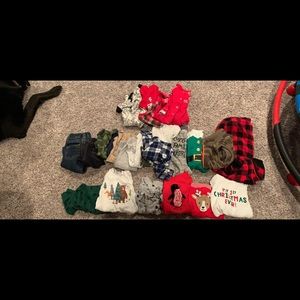 0-3/3 month baby boy winter/Christmas lot